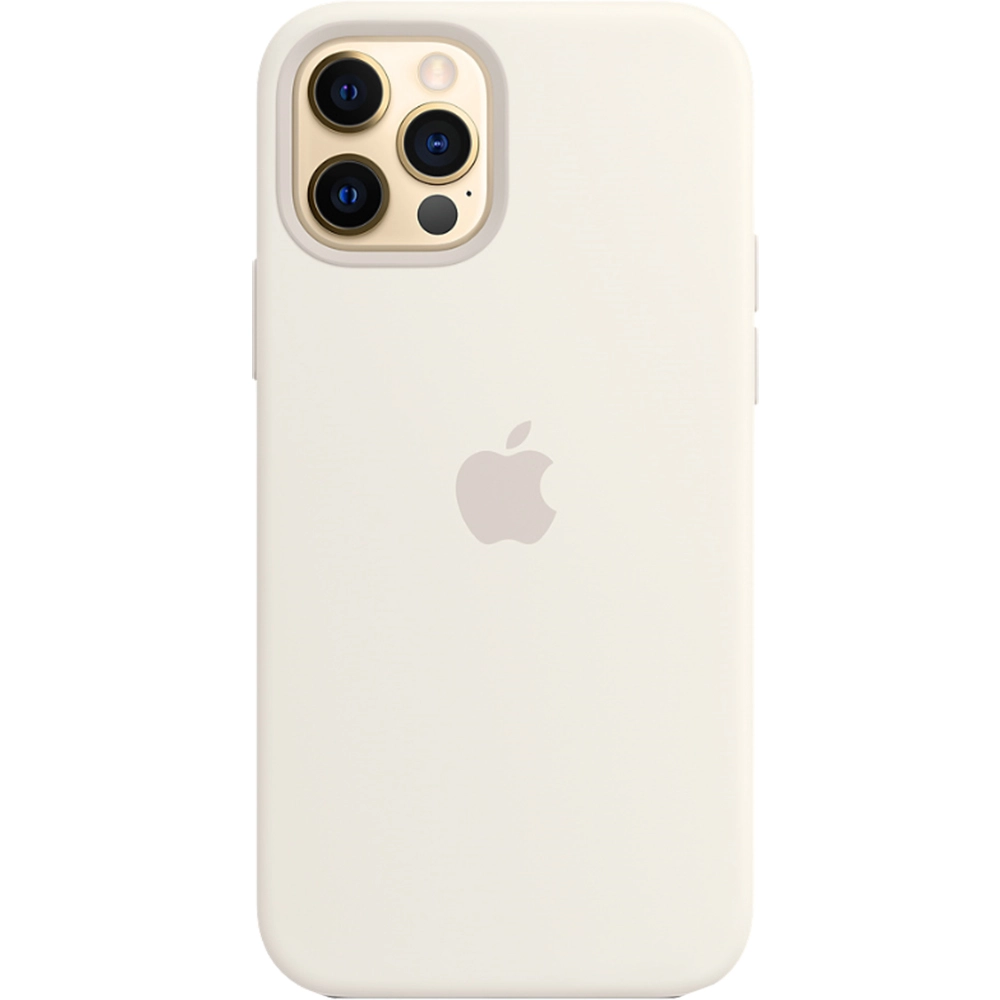 Husa De Protectie Tip Capac Spate Originala Din Silicon Alb Pentru APPLE Iphone 12 Pro Max