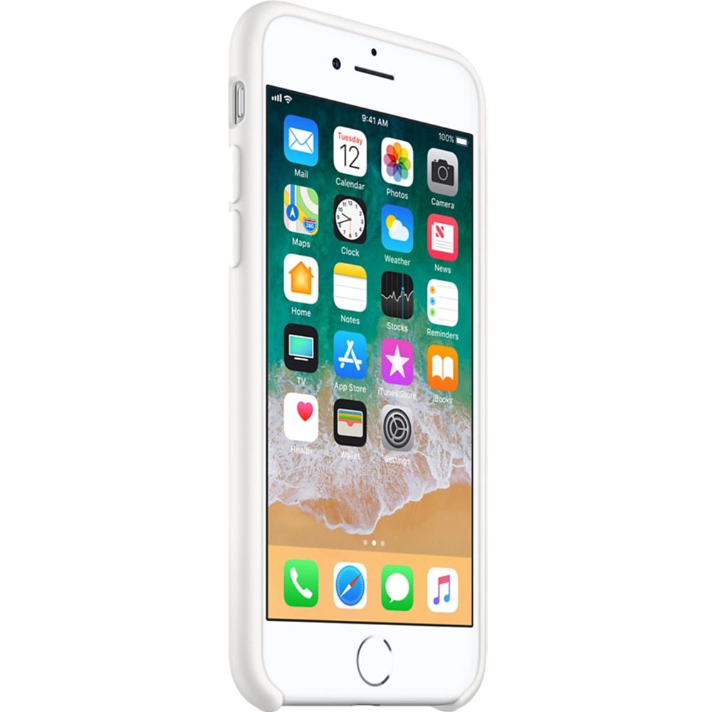 Husa originala din Silicon Alb pentru Apple iPhone 7, iPhone 8 si iPhone SE 2020