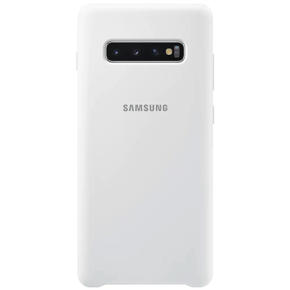 Husa Capac Spate Silicon Alb SAMSUNG Galaxy S10 Plus