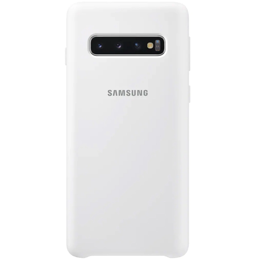 Husa Capac Spate Silicon Alb SAMSUNG Galaxy S10