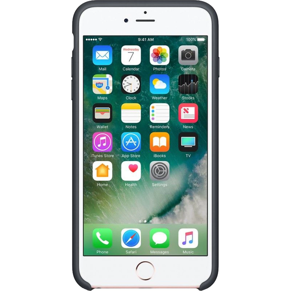 Husa Capac Spate Silicon Charcoal Gri APPLE iPhone 6s Plus