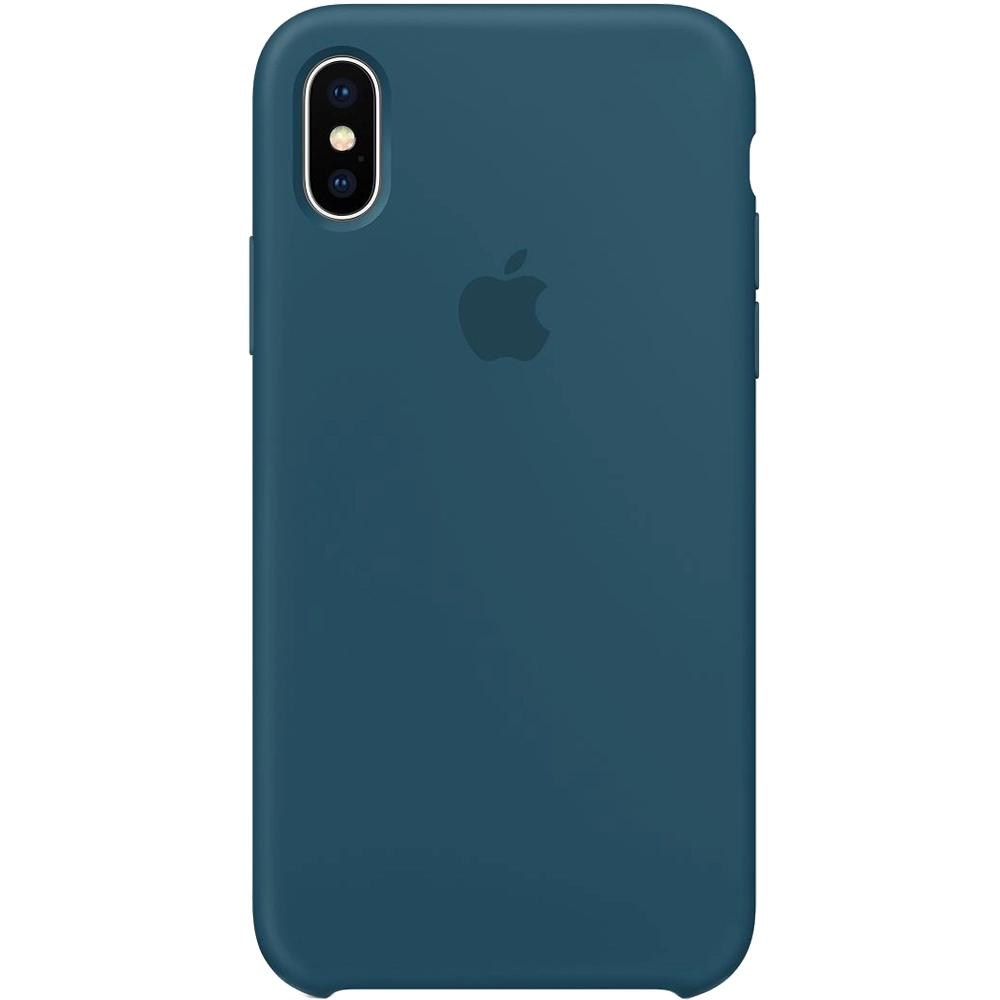 Husa originala din Silicon Cosmos Albastru pentru APPLE iPhone X si iPhone Xs