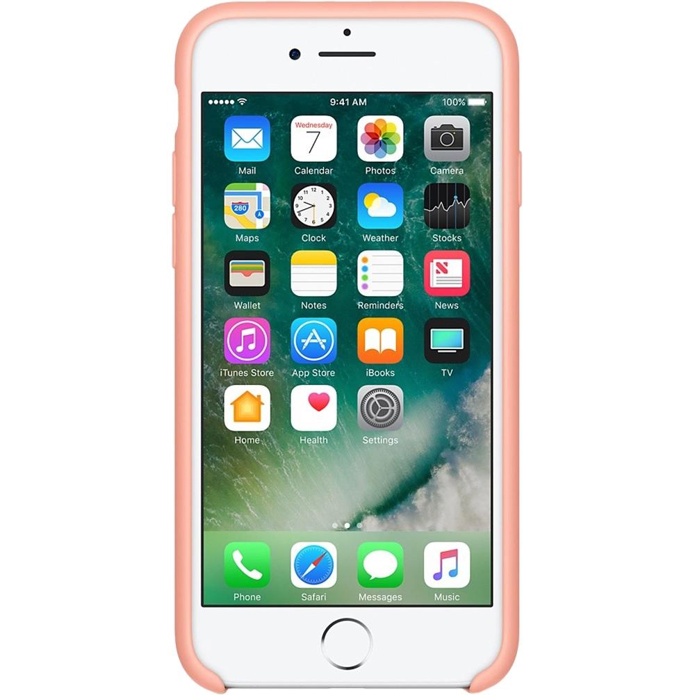 Husa Capac Spate Silicon Flamingo Roz Apple iPhone 7