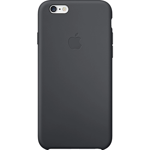 Husa originala din Silicon Negru pentru Apple iPhone 6 si iPhone 6s