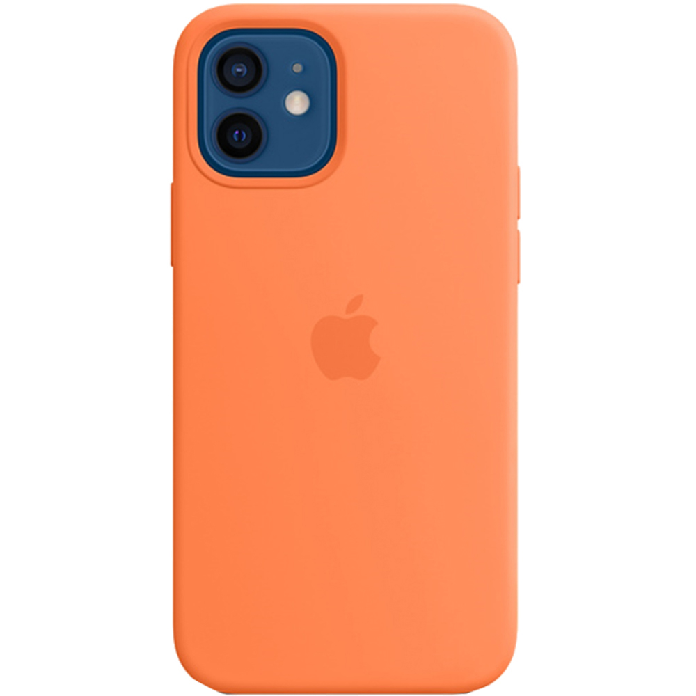 Husa De Protectie Tip Capac Spate Originala Din Silicon Kumquat Portocaliu Pentru APPLE Iphone 12 mini