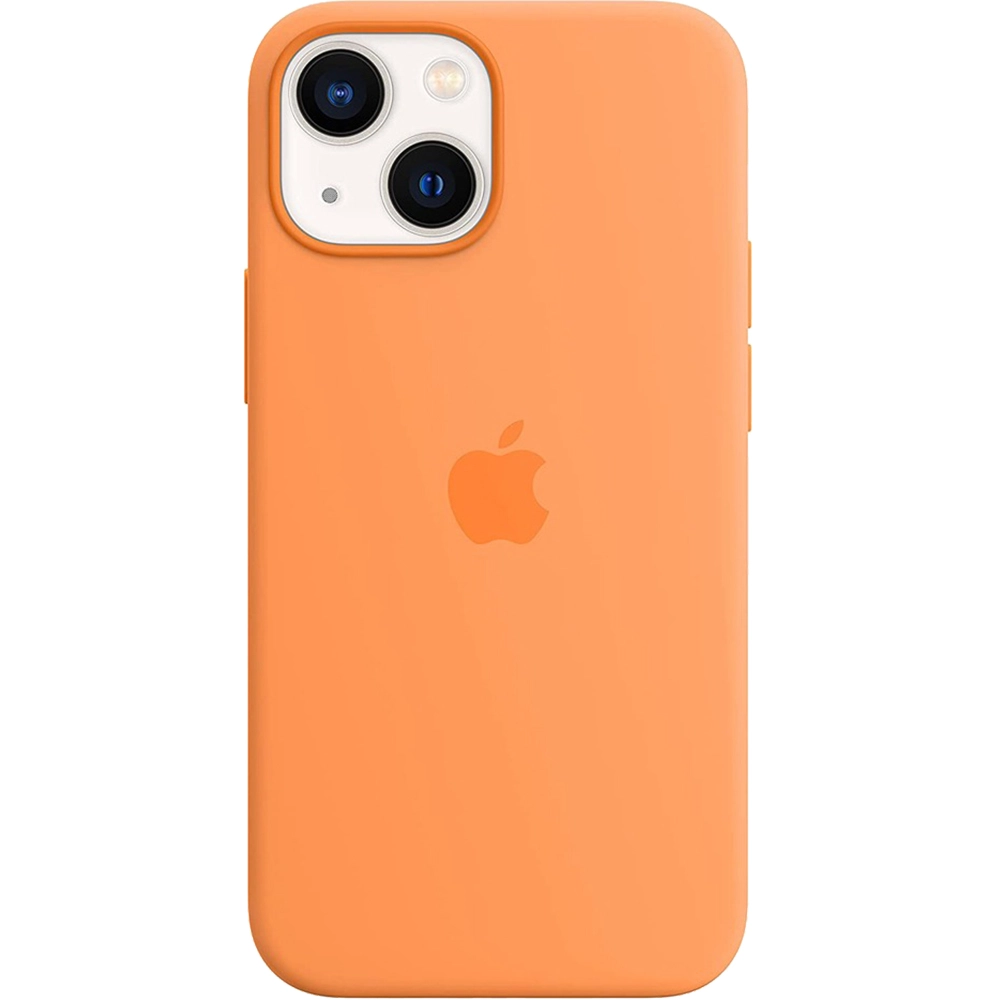 Husa Capac Spate Silicon Magsafe Marigold Portocaliu APPLE iPhone 13 Mini