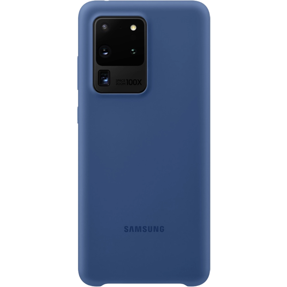 Husa Capac Spate Silicon Navy Blue Albastru SAMSUNG Galaxy S20 Ultra