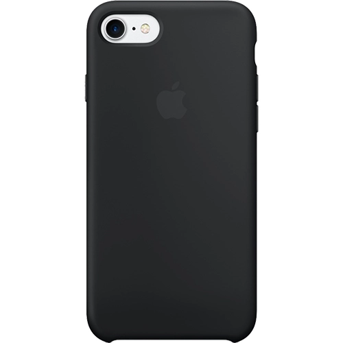 Husa originala din Silicon Negru pentru Apple iPhone 7, iPhone 8, iPhone SE 2020