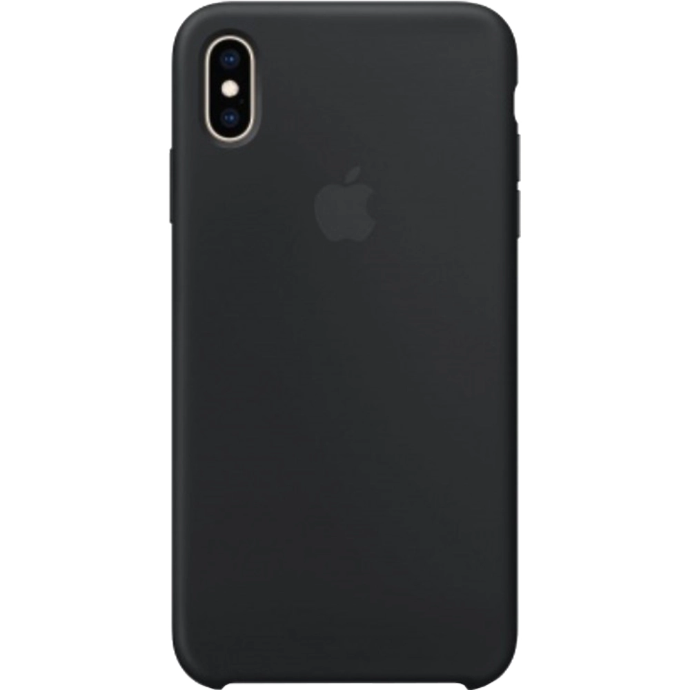 Husa originala din Silicon Negru pentru APPLE iPhone Xs Max