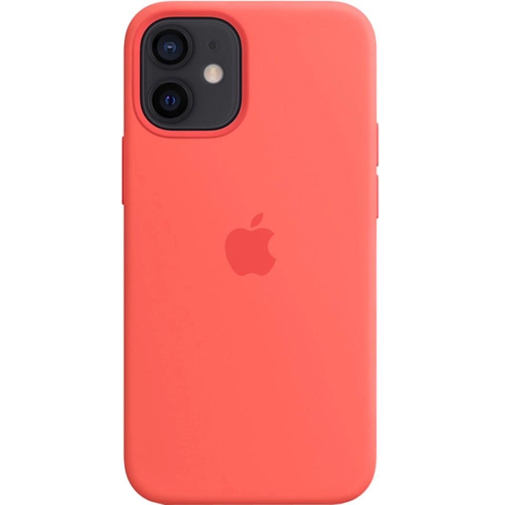 Husa De Protectie Tip Capac Spate Originala Din Silicon Pink Citrus Roz Pentru APPLE Iphone 12 mini