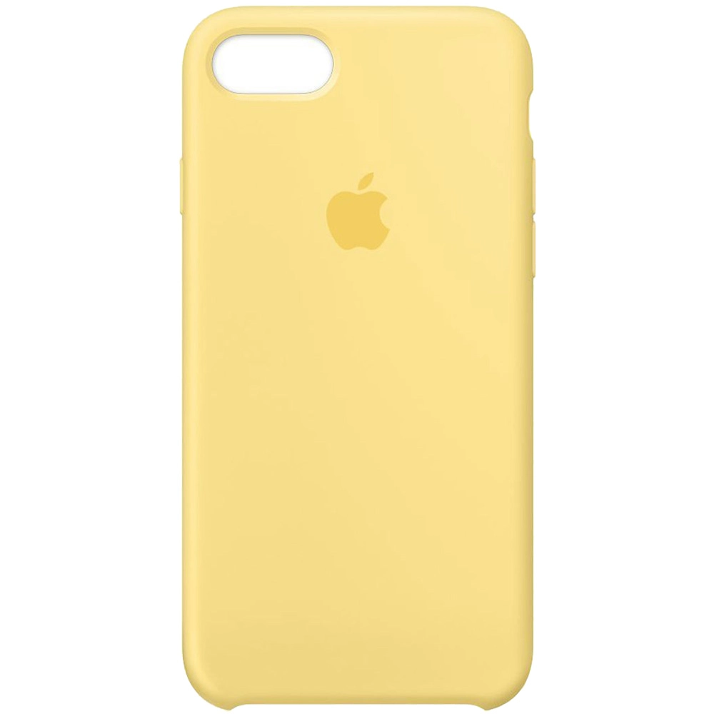 Husa Capac Spate Silicon Pollen Galben Apple iPhone 7, iPhone 8