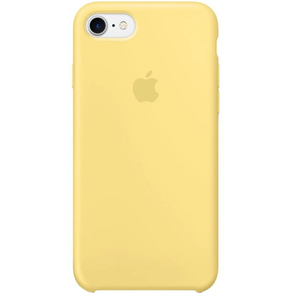 Husa Capac Spate Silicon Pollen Galben Apple iPhone 7, iPhone 8