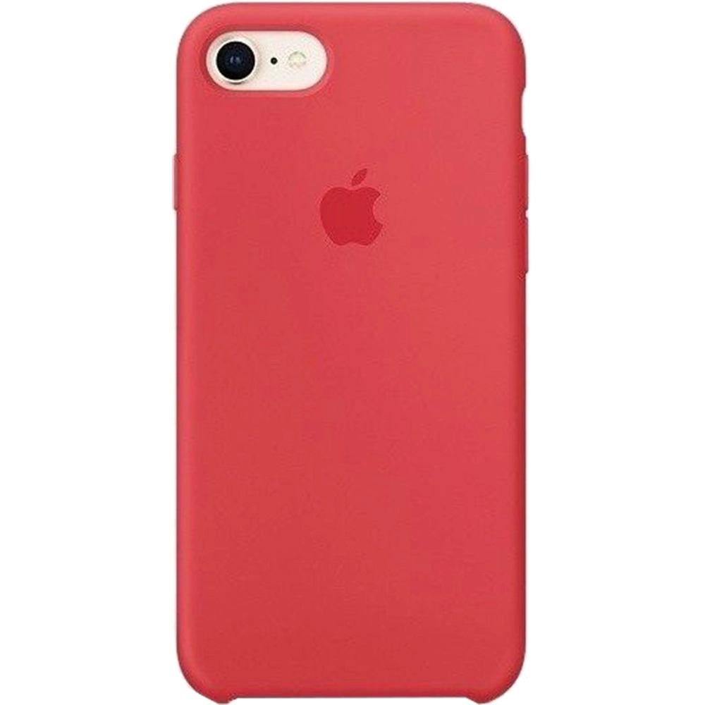 Husa originala din Silicon Rosu Raspberry pentru APPLE iPhone 7, iPhone 8 si iPhone SE 2020