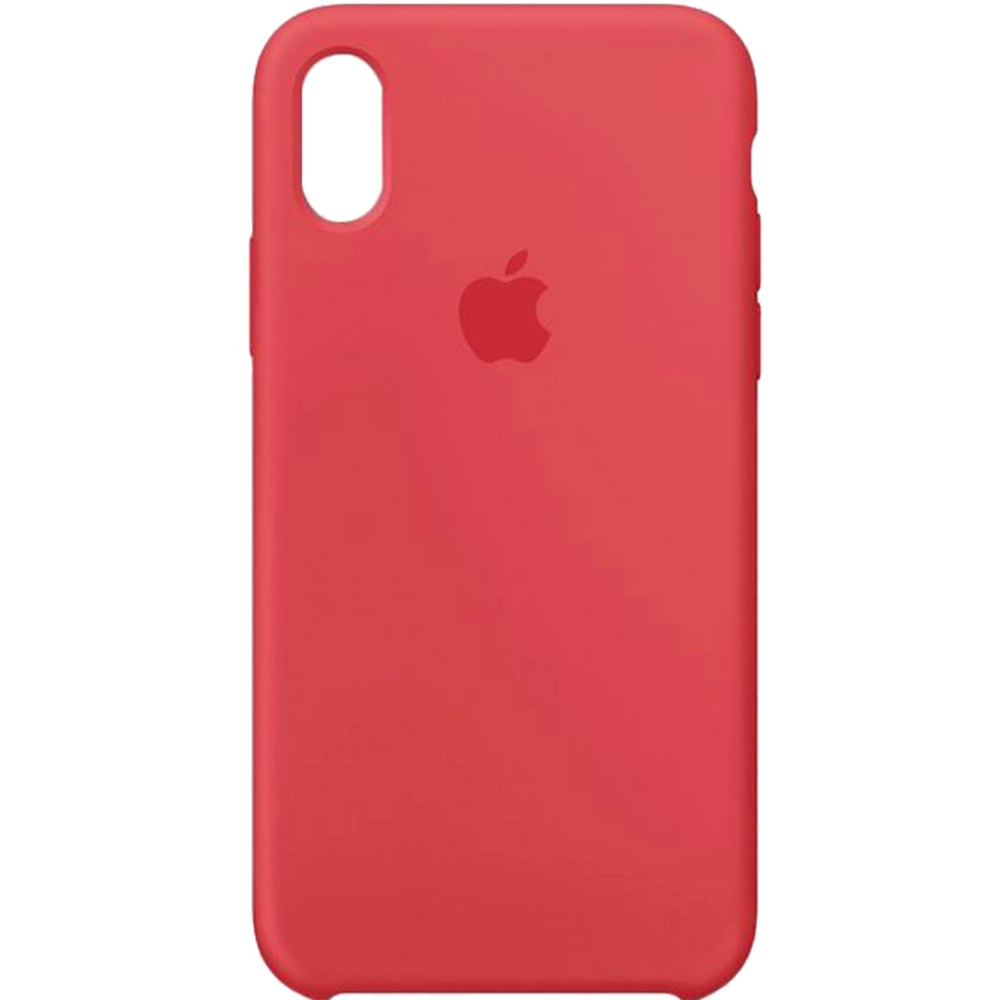Husa originala din Silicon Raspberry Rosu pentru APPLE iPhone X si iPhone Xs