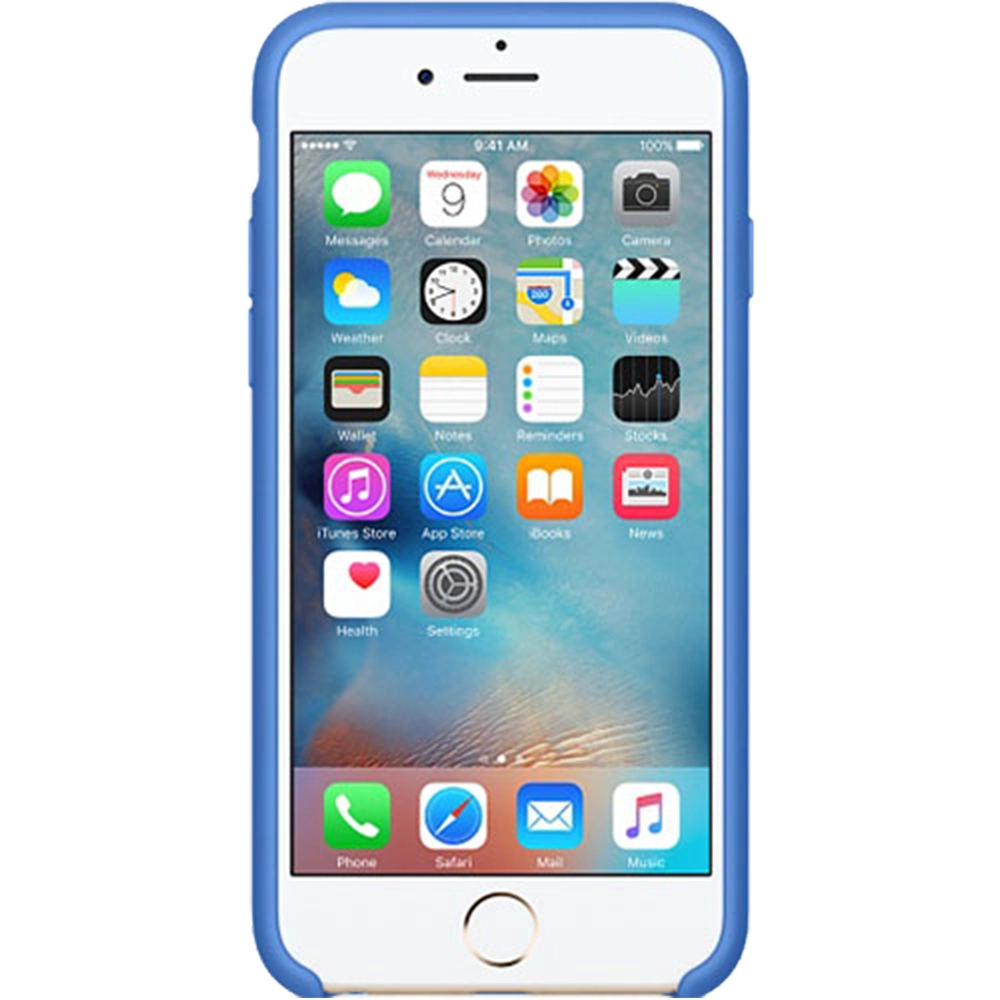 Husa originala din Silicon Royal Albastru pentru Apple iPhone 6 and iPhone 6s