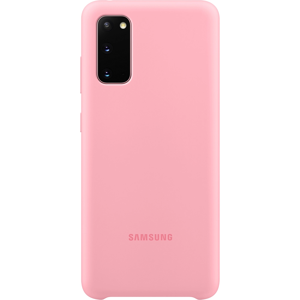 Husa Capac Spate Silicon Roz SAMSUNG Galaxy S20