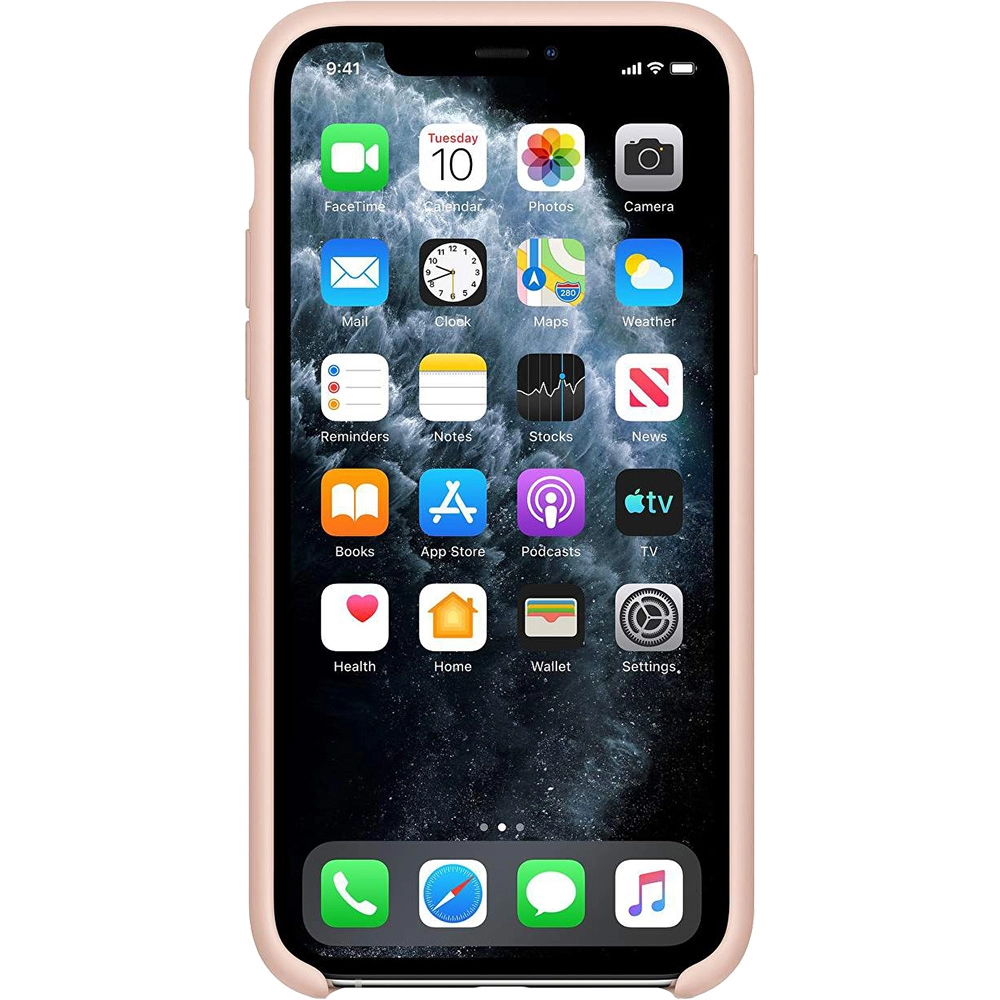 Husa originala din Silicon Sand Roz pentru APPLE iPhone 11 Pro