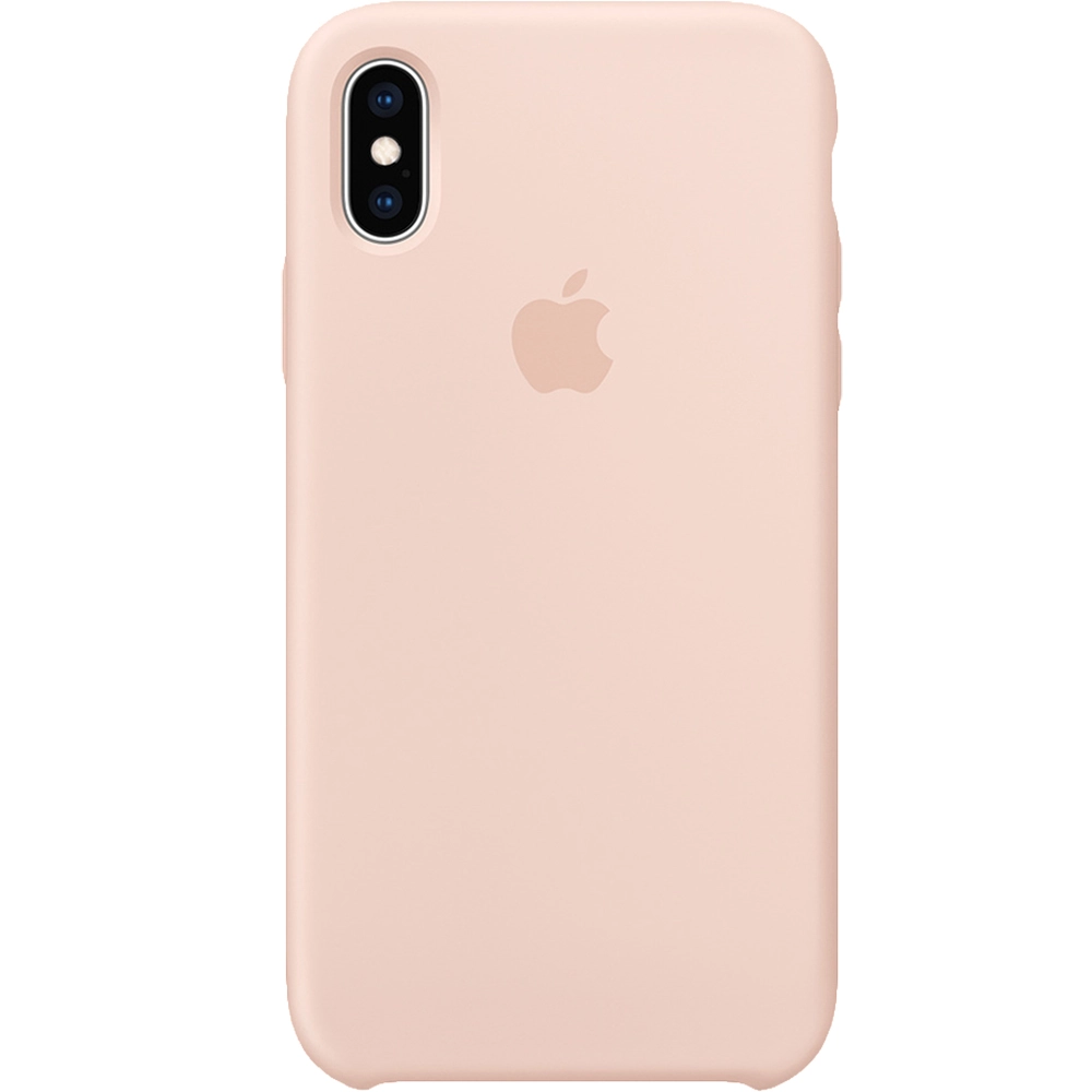 Husa originala din Silicon Roz Sand pentru APPLE iPhone X