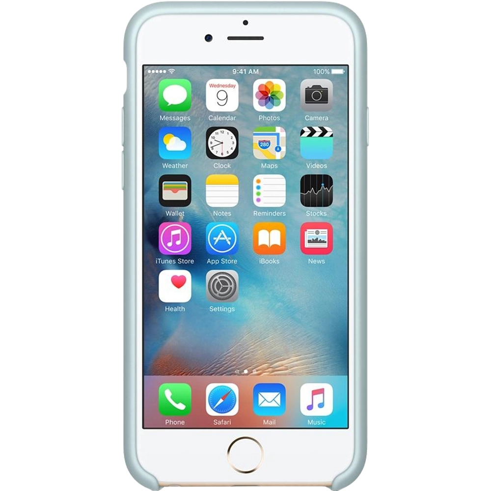Husa originala din Silicon Turcoaz pentru Apple iPhone 6 si iPhone 6s