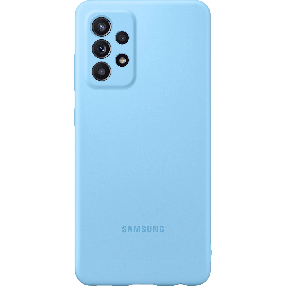 Husa Capac Spate Silicone Cover Albastru SAMSUNG Galaxy A72