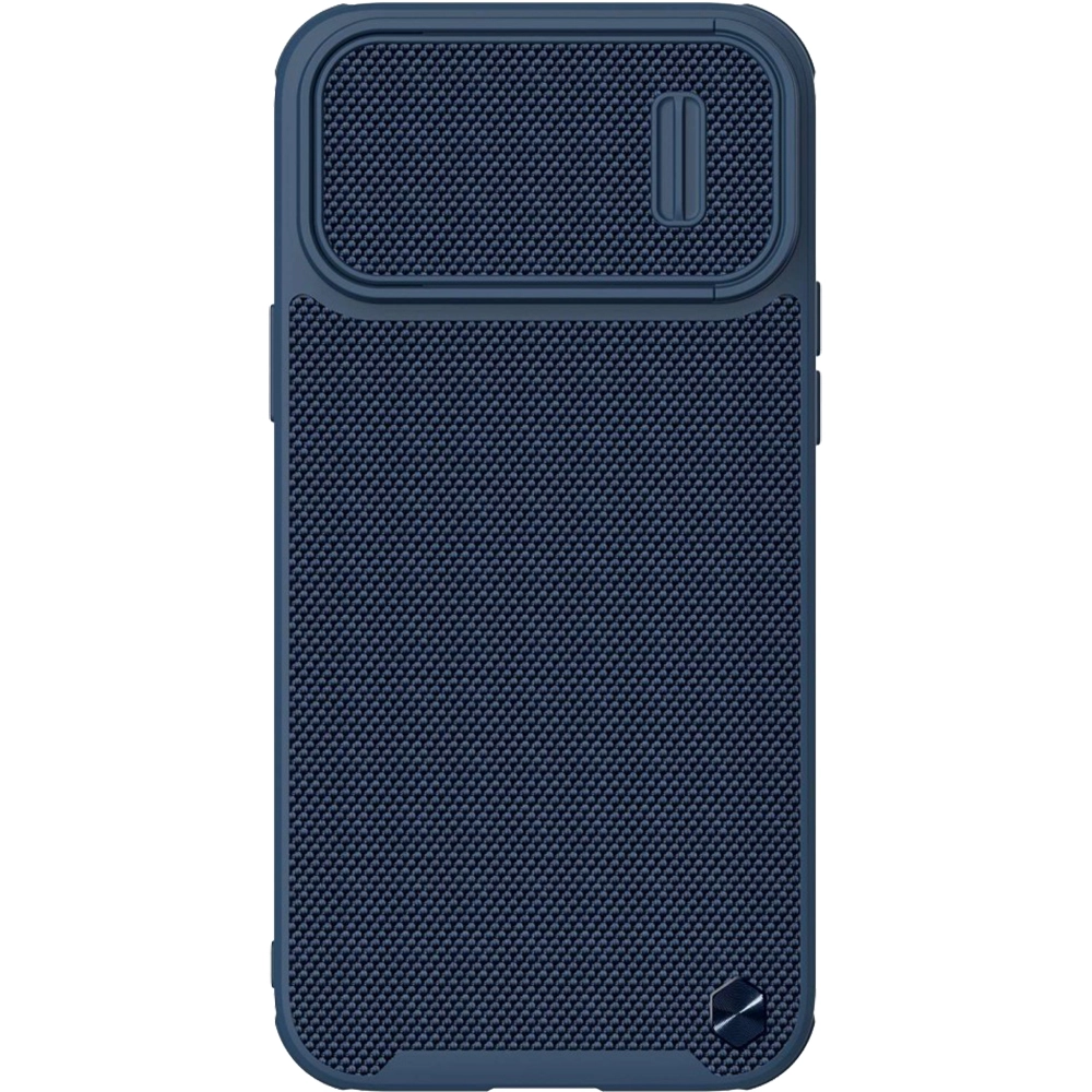 Husa Capac Spate Textured S cu Protectie Camera Albastru APPLE Iphone 14 Plus