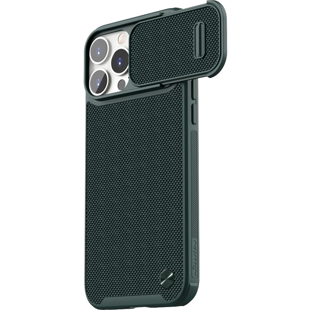 Husa Capac Spate Textured S cu Protectie Camera Verde APPLE Iphone 14 Pro Max