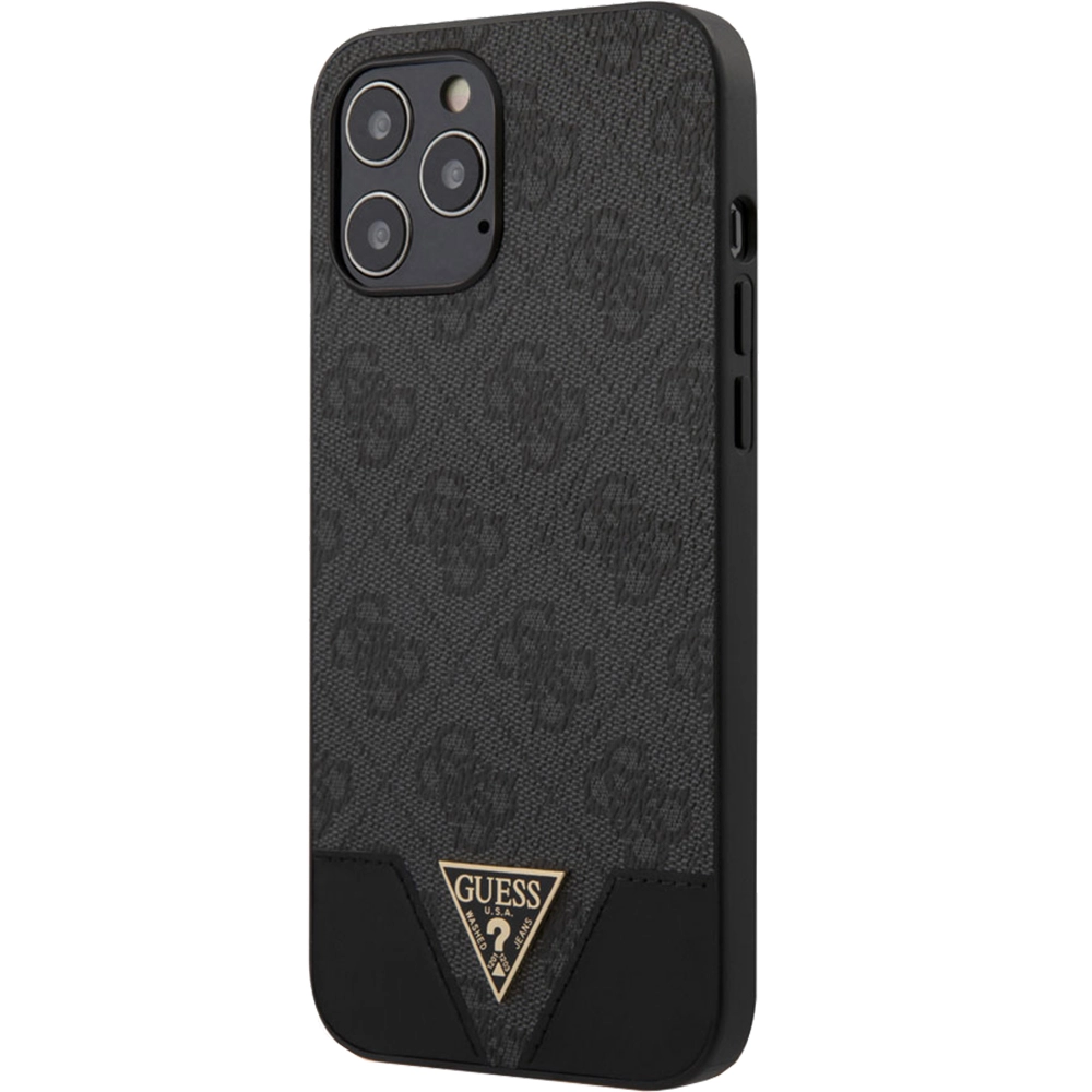 Husa Capac Spate Triangle Collection Gri APPLE Iphone 12 Pro Max