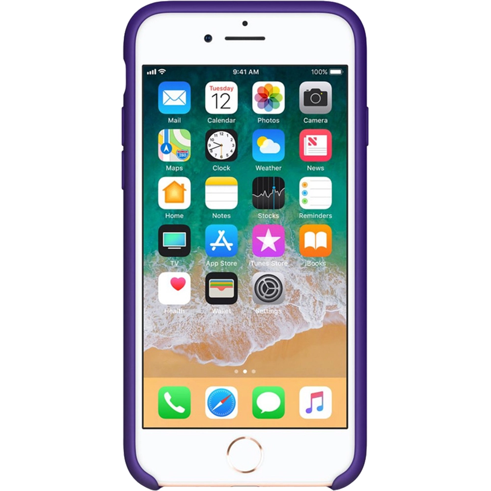 Husa originala din Silicon Ultra Violet pentru Apple iPhone 7 si iPhone 8