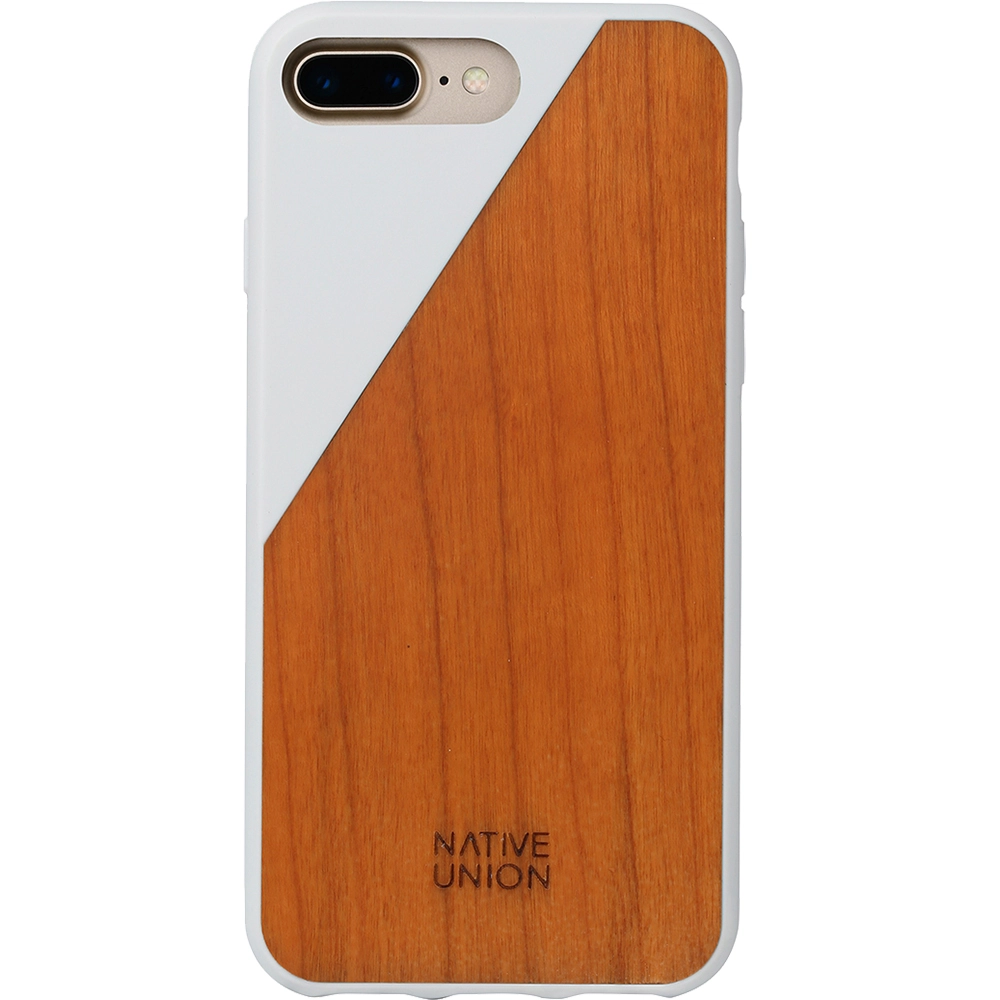Husa Capac spate Walnut Wood Alb Apple iPhone 7 Plus, iPhone 8 Plus