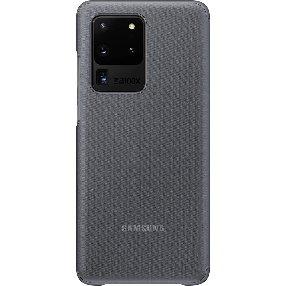 Husa Agenda Clear View Gri SAMSUNG Galaxy S20 Ultra