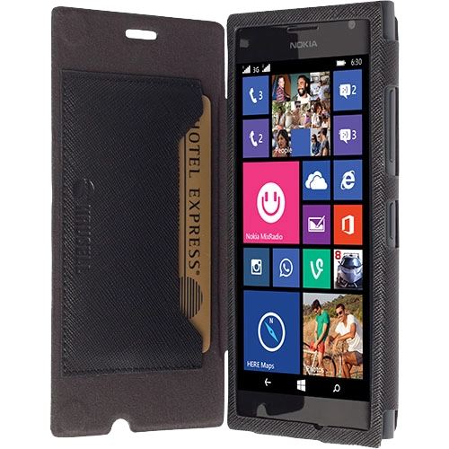 Husa Agenda Malmo WWN Negru NOKIA Lumia 730, Lumia 735