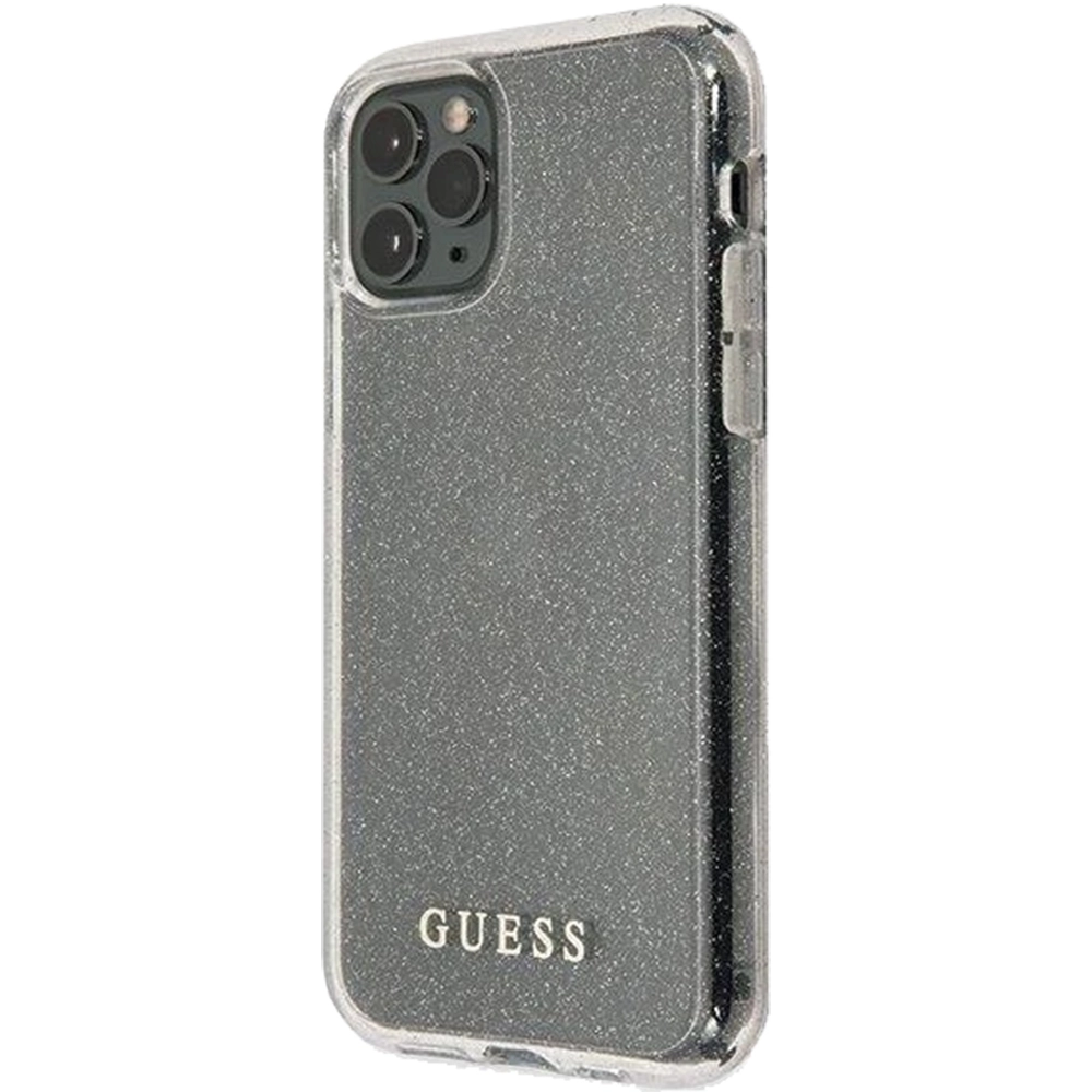 Husa Capac Spate Glitter Argintiu APPLE iPhone 11 Pro