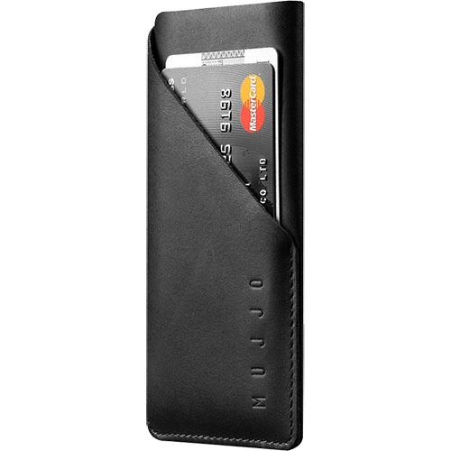 Husa Sleeve Wallet Piele Negru Apple iPhone 7, iPhone 8