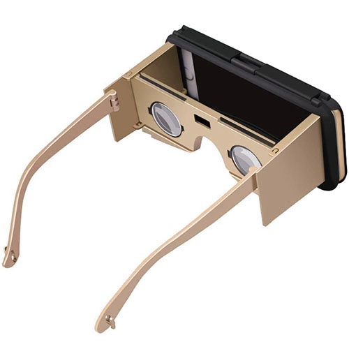 Ochelari VR Case 2 Incorporati Direct In Husa Negru Auriu APPLE iPhone 6 Plus/6s Plus