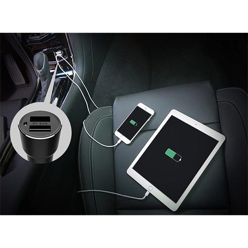 Incarcator Auto Roidmi 2s 2XUSB, Fast Charge 3.8A, Bluetooth 4.0 FM Si Microfon Negru