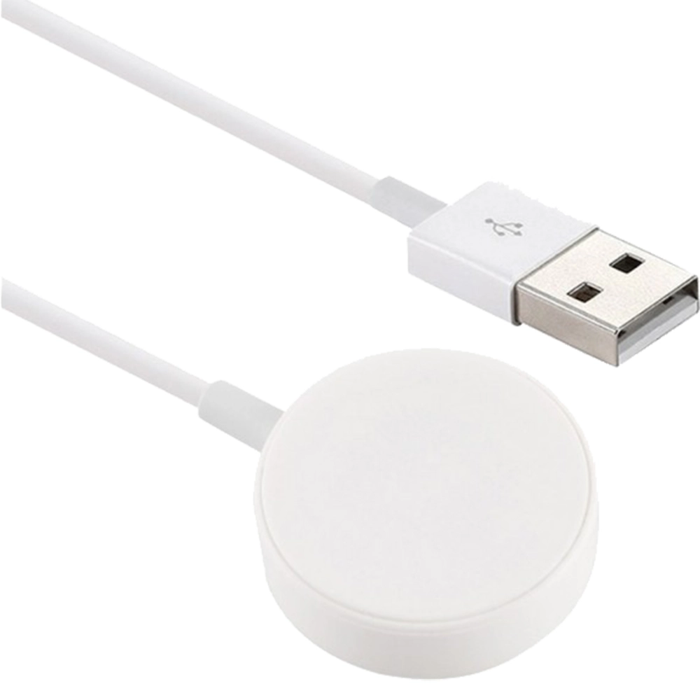 Incarcator Cablu cu Incarcare Magnetica USB 1M Pentru Apple Watch Alb