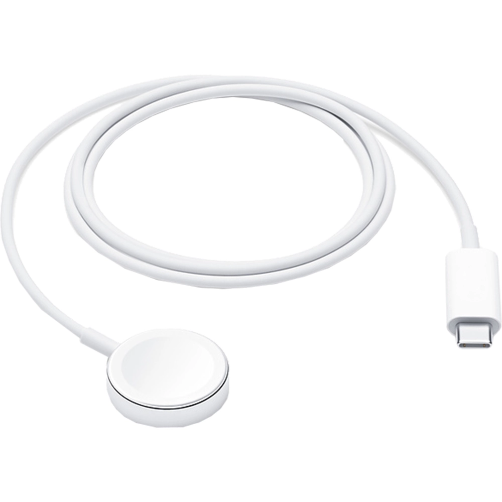 Incarcator Cablu cu Incarcare Magnetica USB Type C 1M Pentru Apple Watch Alb