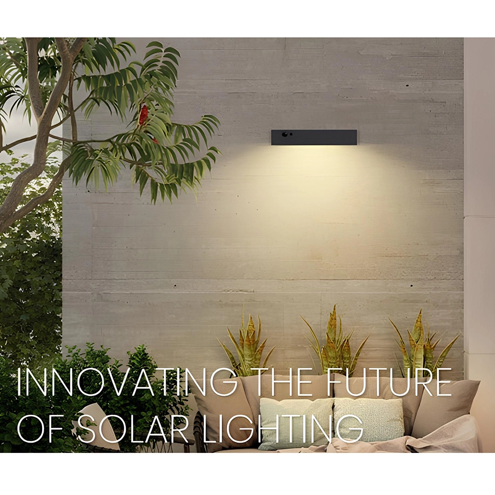 Lampa LED solara de perete, externa outdoor, 1000 lumeni, 4000 K, IP 54, detector senzor miscare, senzor noapte zi