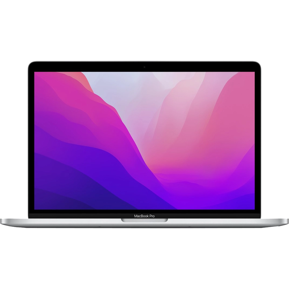 Laptop MacBook Pro 13 (2022)  8GB RAM, SSD 256GB, M2 GPU, macOS Monterey, Tastatura USA - qwerty, culoare Argintiu - MNEP3