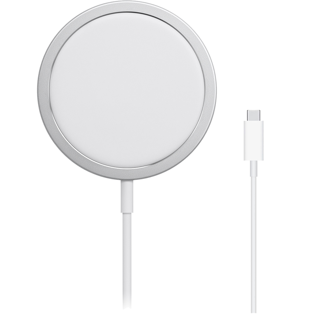Magsafe charger incarcator wireless la USB Type-C, 15W, alb, pentru iPhone  - Apple