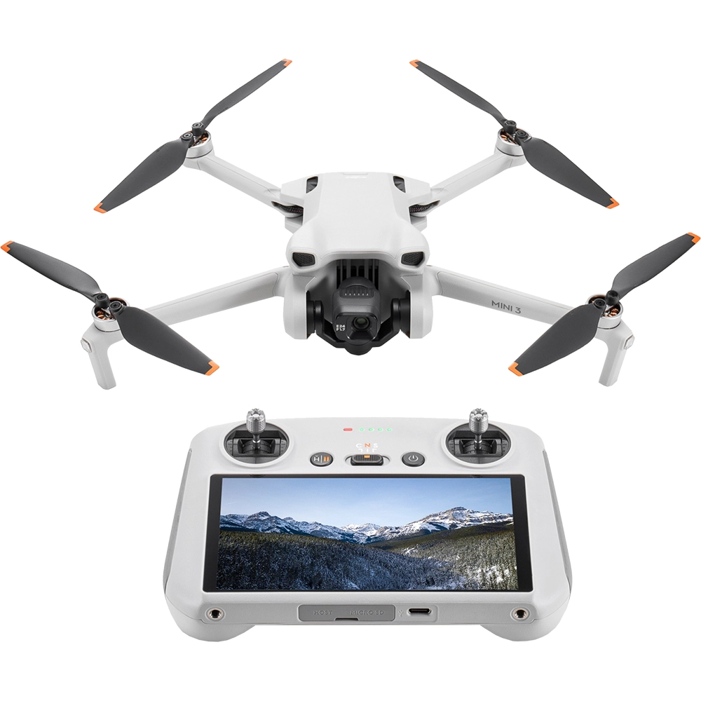 Mini 3 Drona cu telecomanda DJI RC inclusa Alb