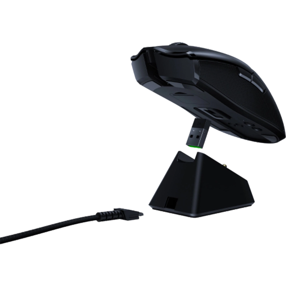 Mouse Gaming Viper Ultimate Hyperspeed, 20000 DPI, Cu Dock De Incarcare, Ultrausor Cu Iluminare Chroma RGB, Negru