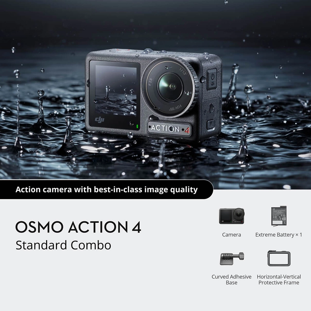 Osmo Action 4 Camera Standard Combo Negru