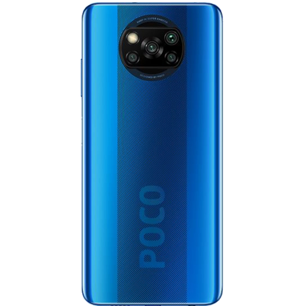 Poco X3 Dual Sim Fizic 64GB LTE 4G Albastru Cobalt Blue 6GB RAM Reconditionat