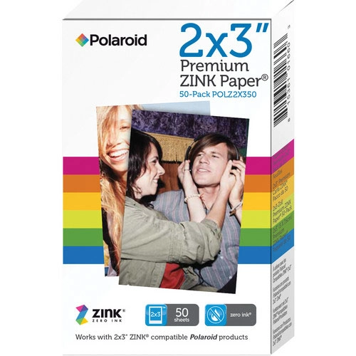 Hartie Foto Instant Zink Premium 50 Bucati 2X3 inch Polaroid Z2300