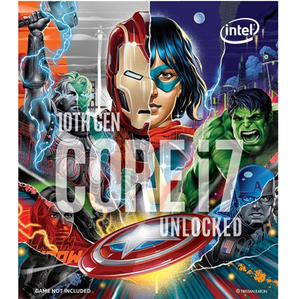Procesor Core i7 10700KA, 8 Core, 3.8 GHz, 16 threads, 16 MB cache, LGA1200 Socket, Comet Lake, Marvel's Avengers Collector's Edition