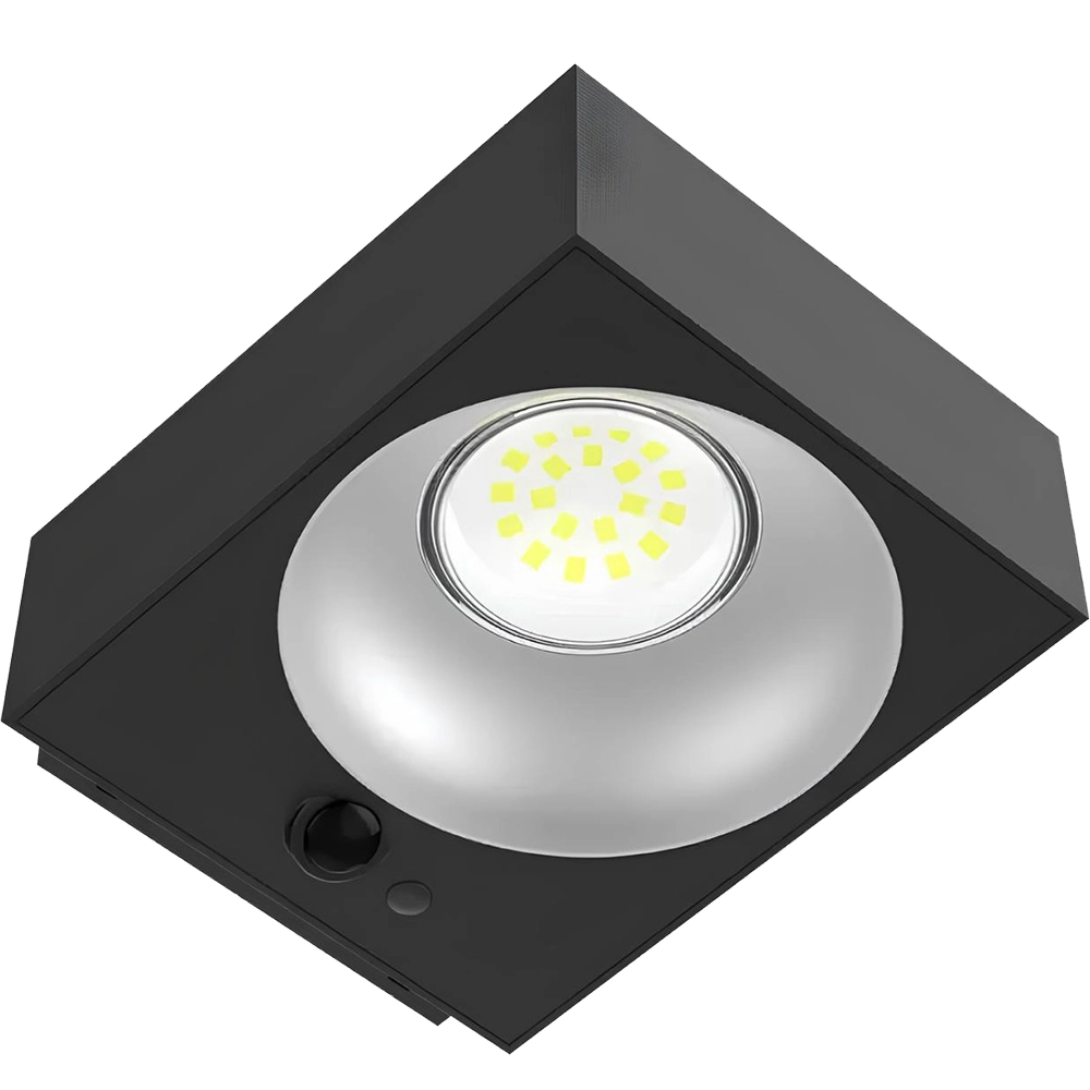 Lampa LED solara de perete, externa outdoor, 1000 lumeni, 4000 K, IP 65, detector senzor miscare, senzor noapte zi