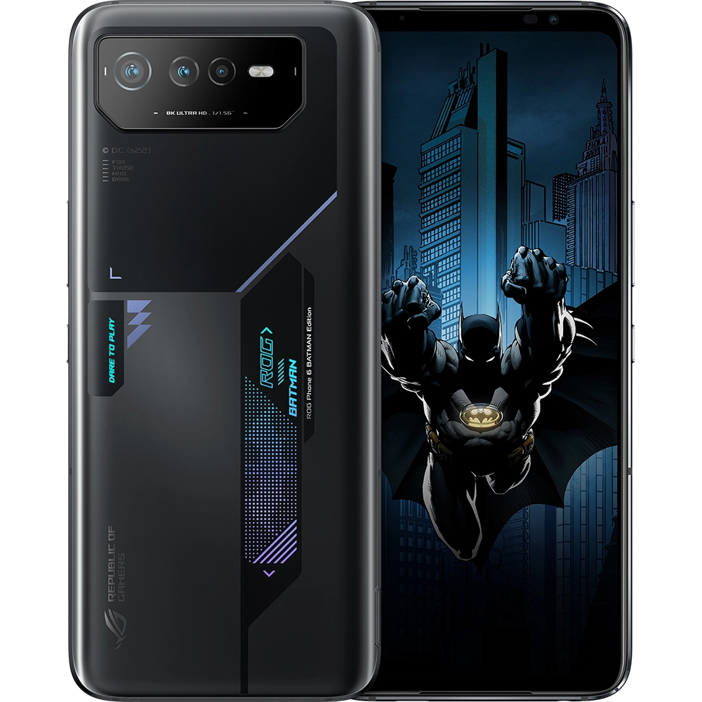 ROG Phone 6D Batman Edition Dual (Sim+Sim) 256GB 5G Negru 12GB RAM