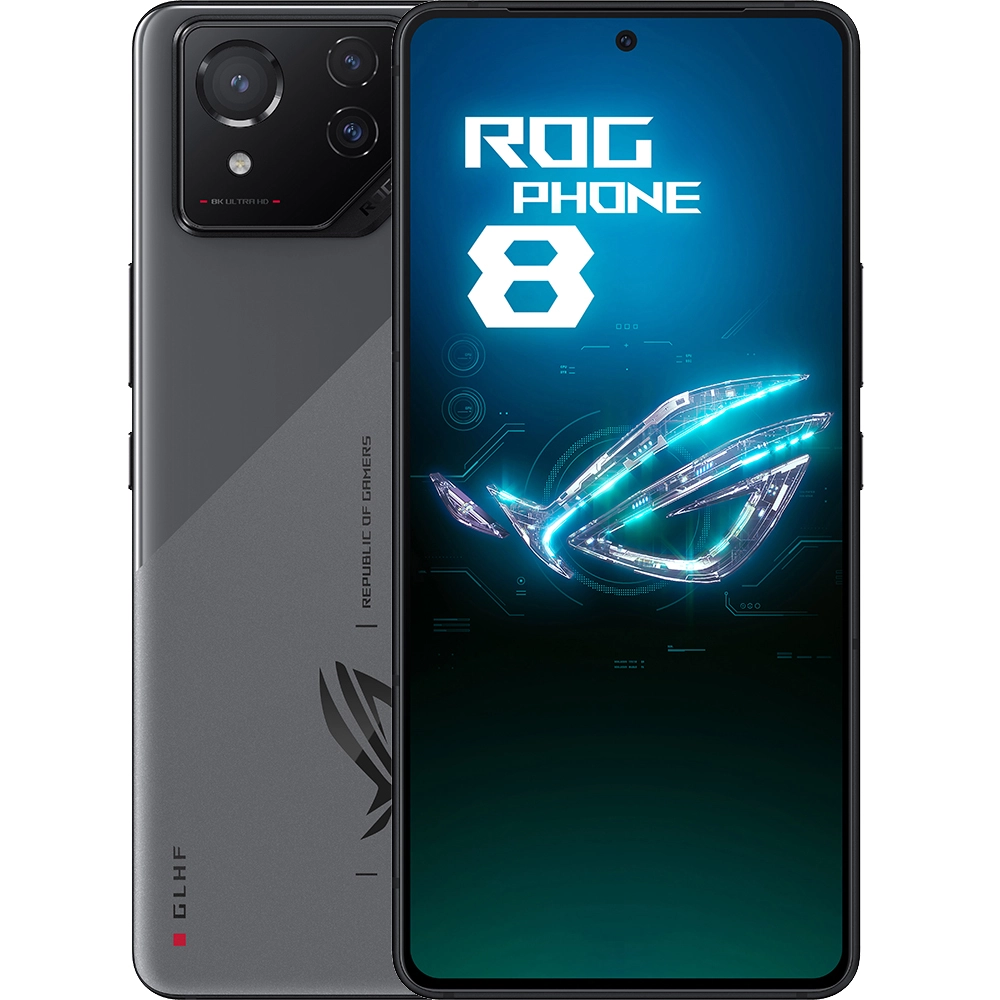 ROG Phone 8 Dual (Sim+Sim) 256GB 5G Gri Rebel Grey 12GB RAM