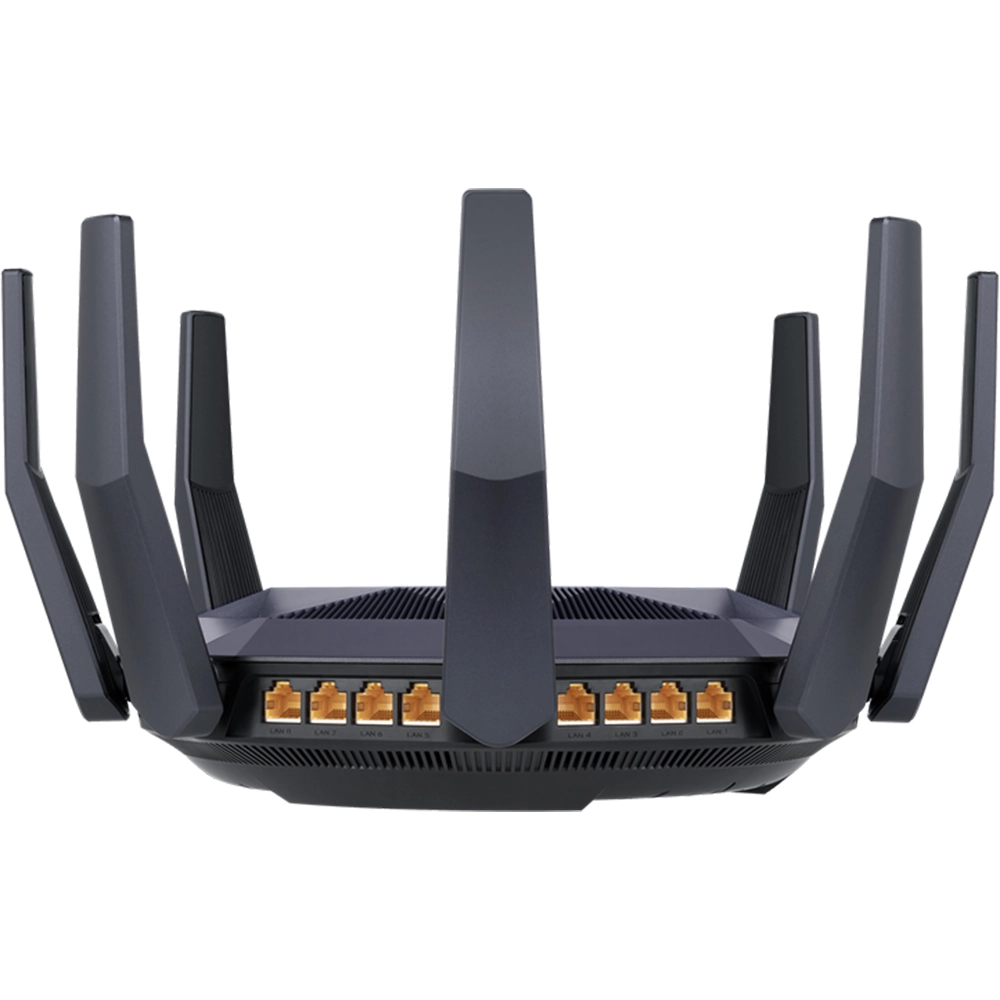 Router RT-AX89X 12-stream AX6000 Dual Band WiFi 6 (802.11ax) Cu MU-MIMO & OFDMA Negru